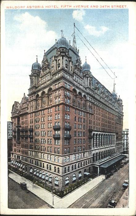 New York City Waldorf-Astoria Hotel