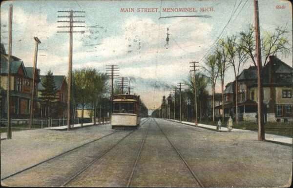 Menominee Main Street Straßenbahn