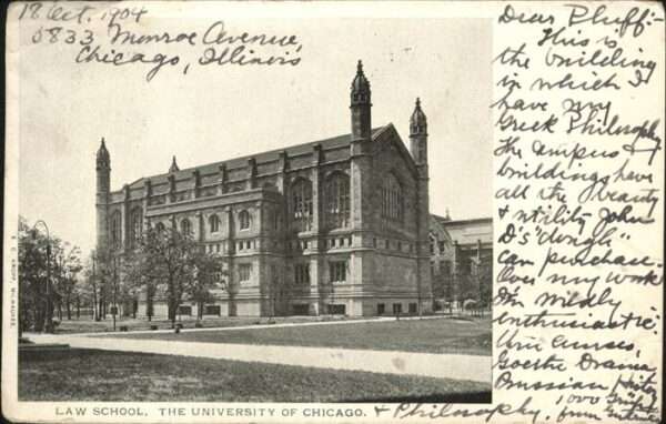 Chicago Illinois Law School The University