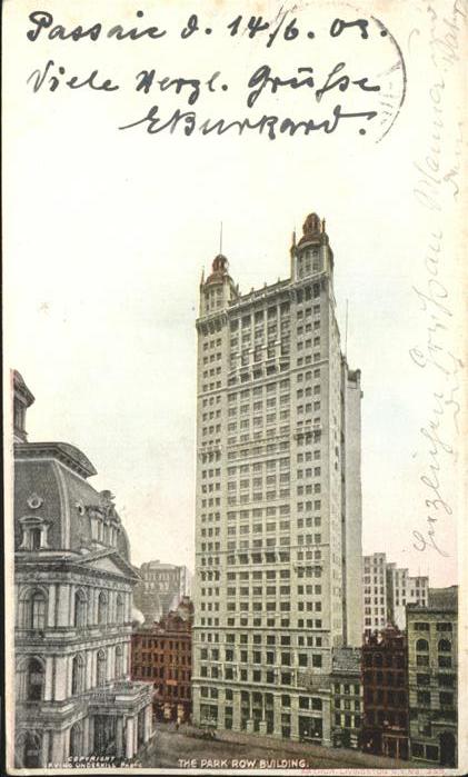 Pasadena California The Park Row Building