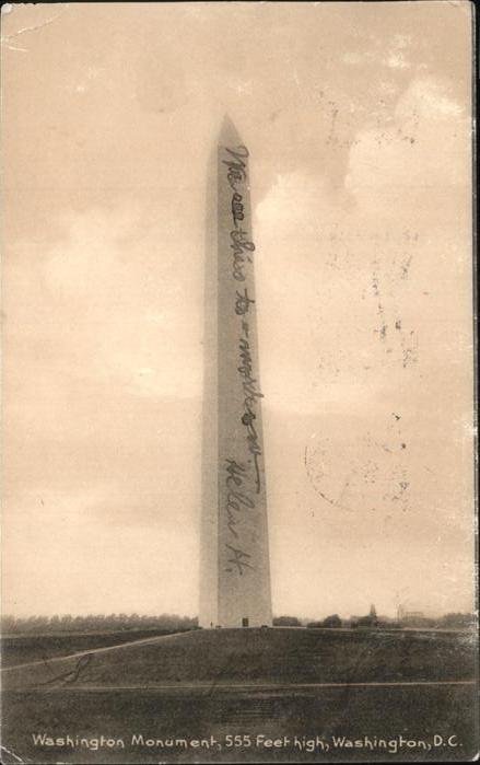 Washington DC Washington Monumet 555 Feet high