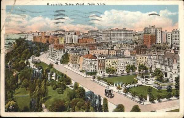 New York City Riverside Drive West NY
