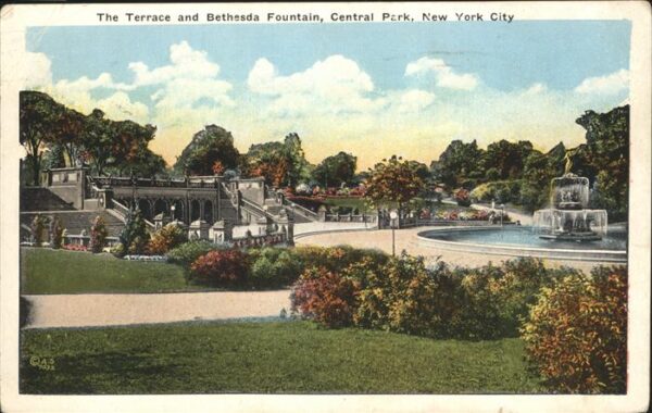 New York City The Terrace and Bethesda Fountain Centr