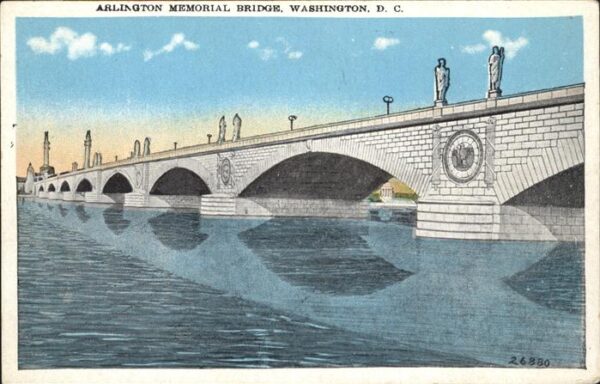 Washington DC Arlington Memorial bridge