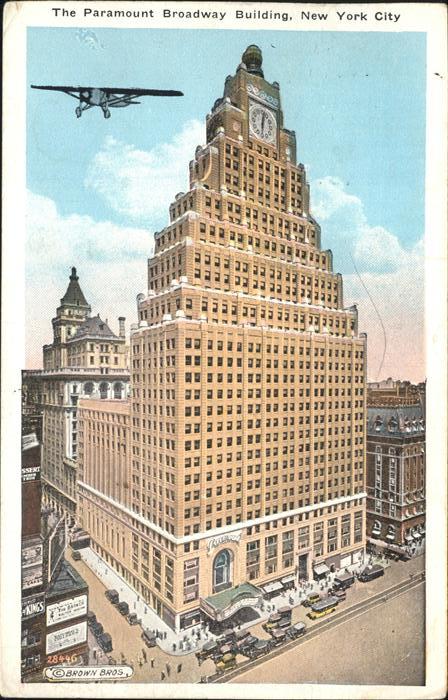 New York City The Paramount Broadway Building