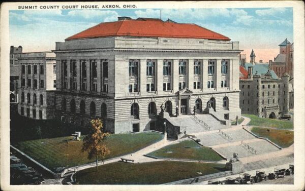 Akron Ohio Summit County Court House