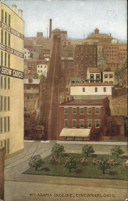 Cincinnati Ohio Mt Adams Incline