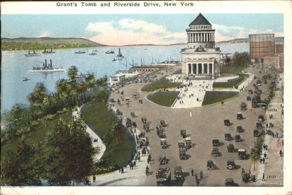 New York City Grants tomb and Riverside Drive