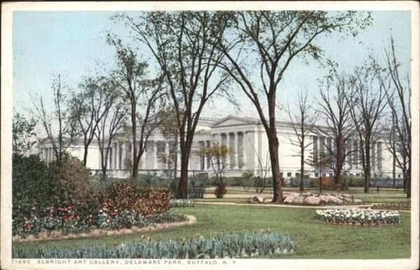 Buffalo New York Albright Art Gallery Delaware Park
