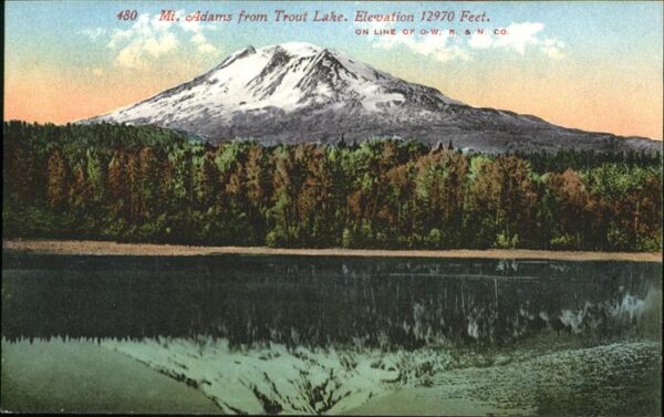 Mount Adams Portland Mount Adams from Trout Lake