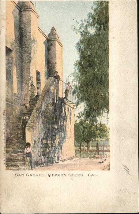 San Gabriel Mission Steps