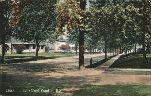Cranford N.J. View down Holly Street