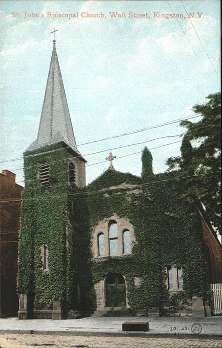 Kingston New York St Johns Episcopal Church Wall Street