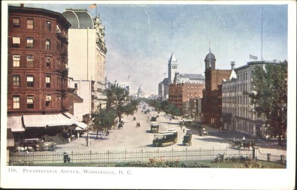 Washington California View down Pennsylvania Avenue