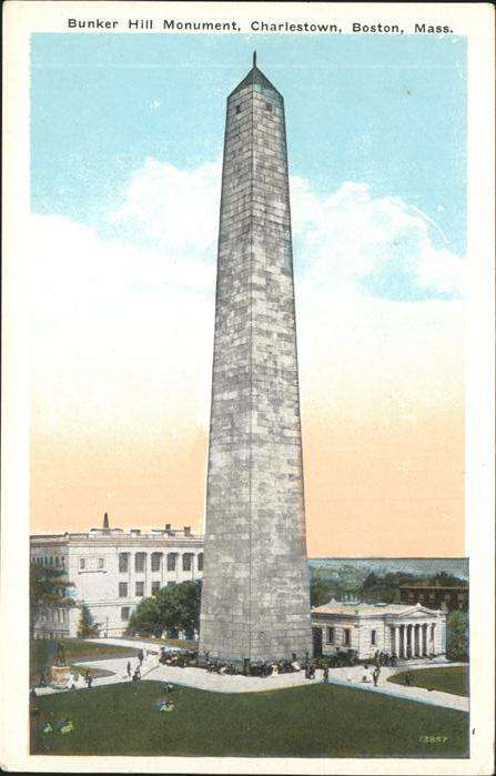 Boston Massachusetts Bunker Hill Monument Charlestown