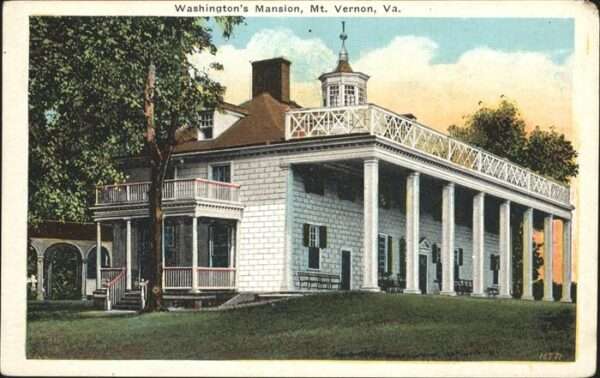 Mount Vernon Virginia Wahingtons Mansion