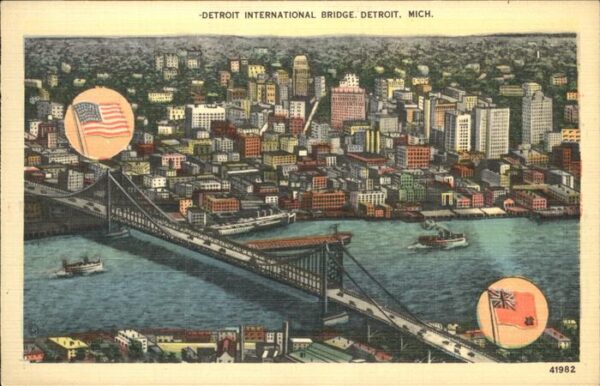 Detroit Michigan International Bridge