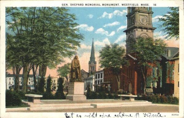 Westfield Massachusetts Gen Shepard Memorial Monument