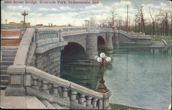 Indianapolis 30th Street Bridge Riverside Park