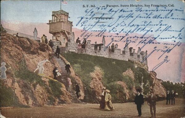 San Francisco California Parapet Sutro Heights