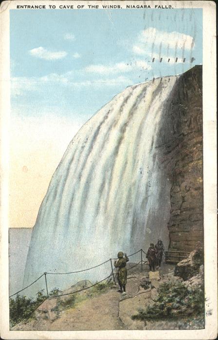 Niagara Falls New York Entrance to Cave of the Winds
