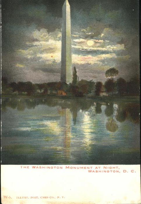 Washington DC The Washington Munument at Night