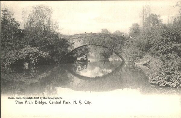 New York City Vine Arch Bridge Central Park