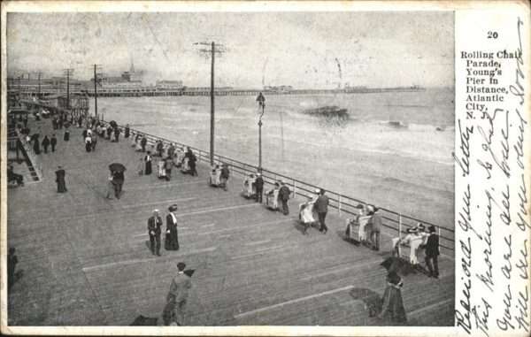 Atlantic City New Jersey Rolling Chair Parade _ Youngs Pier in D