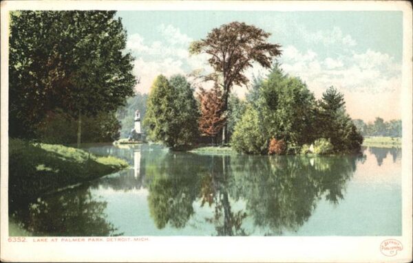 Detroit Michigan Lake at Palmer Park