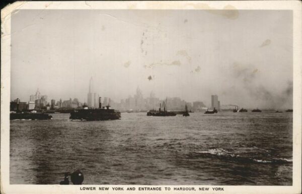 New York City Lower New York and Entrance to Harbour