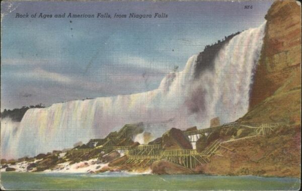 Niagara Falls Ontario Rock of Ages and American Falls