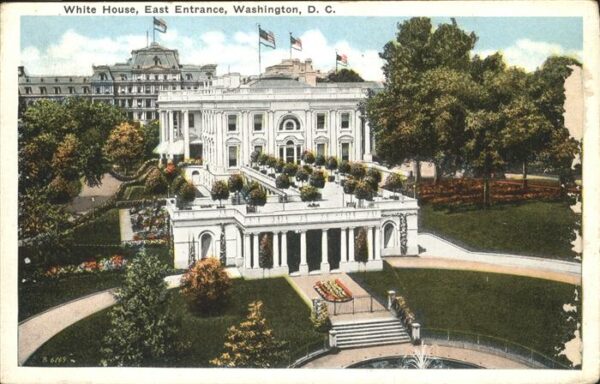 Washington DC White House East Entrance