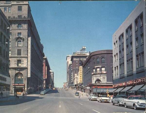 Omaha Nebraska Douglas Street Looking West