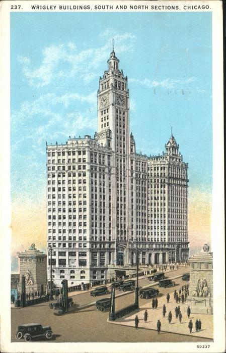 Chicago Illinois Wrigley Buildings _ South and North Sec