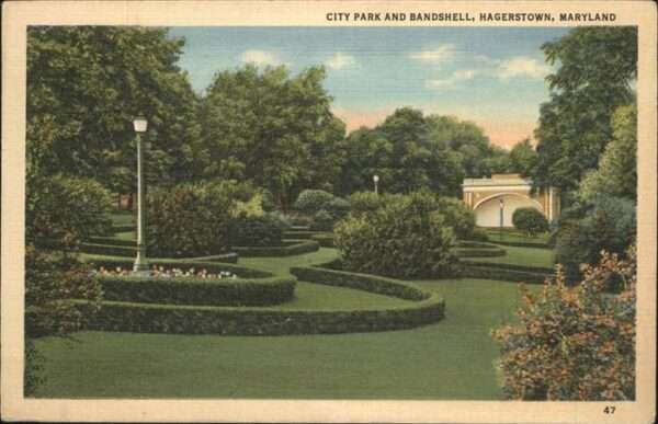 Hagerstown Maryland City Park and Bandshell