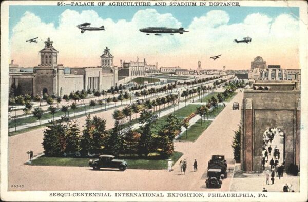 Philadelphia Pennsylvania Palace of Agriculture and Stadtium in D