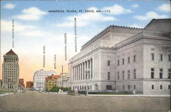 St Louis Missouri Memorial Plaza