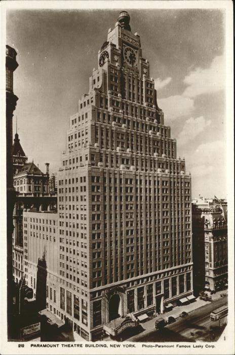 New York City Paramount Theatre Building