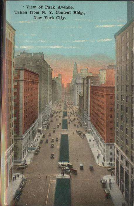 New York City View of Park Ave _ Taken from NY Centra