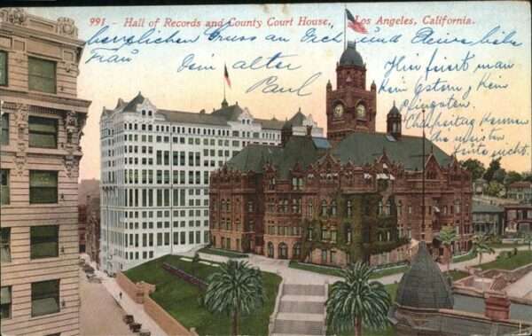 Los Angeles California Hall of Records and County Court House