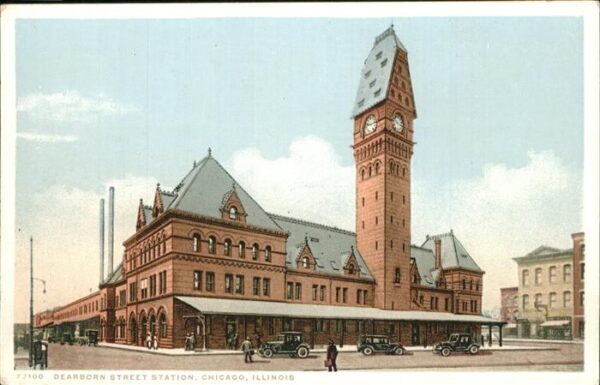 Chicago Illinois Dearborn Street Station