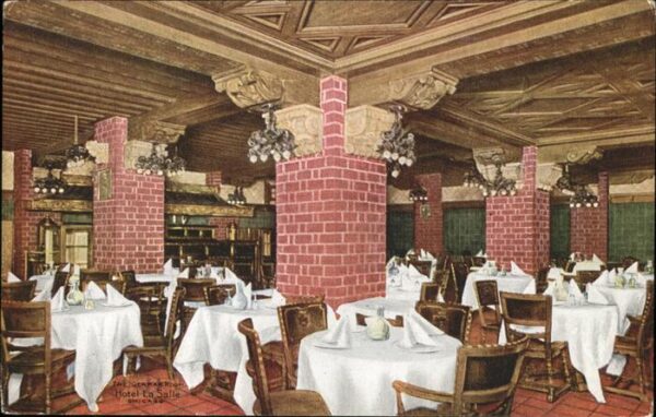 Chicago Illinois The German Room Hotel La Salle