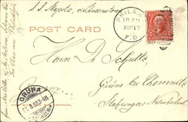 Philadelphia Pennsylvania Chestnut Street Post Office – Bild 2
