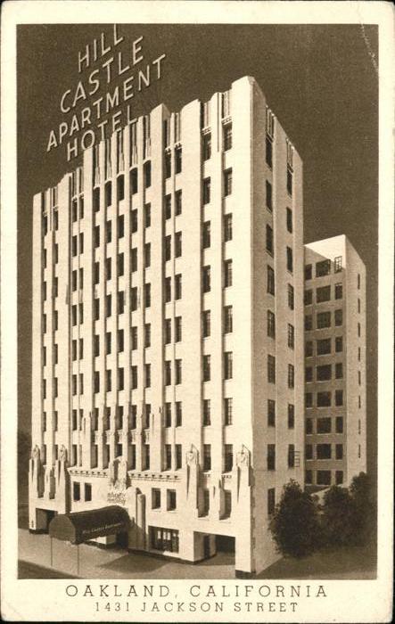 Oakland California Hill Castle Apartment Hotel