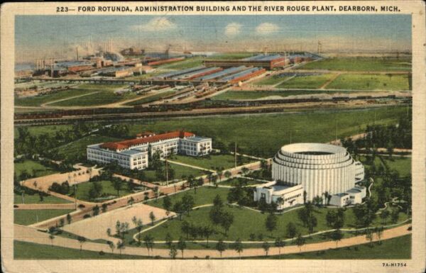 Dearborn Michigan Ford Rotunda Administration Bldg and th