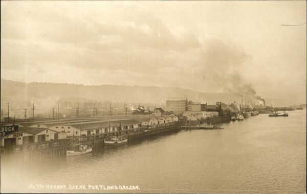 Portland Oregon Harbour Scene