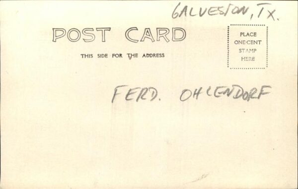 Galveston Texas Sold by Ferd Ohlendorf – Bild 2