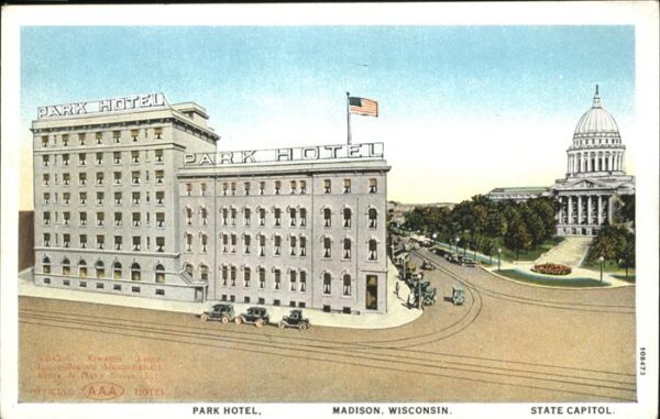 Madison Wisconsin Park Hotel and State Capitol