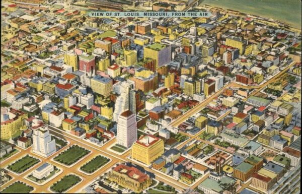 St Louis Missouri Fliegeraufnahme