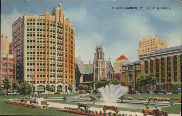 St Louis Missouri Sunken Garden